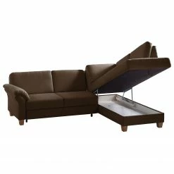 Ars Natura Canapé d'angle Davao - Marron - Méridienne longue à droite (vue de face) 30 Ars Natura Canapé d'angle Davao - Marron - Méridienne longue à droite (vue de face) -loftscape Boutique ecksofa davao microfaser ottomane davorstehend rechts mit schlaffunktion braun 4796920