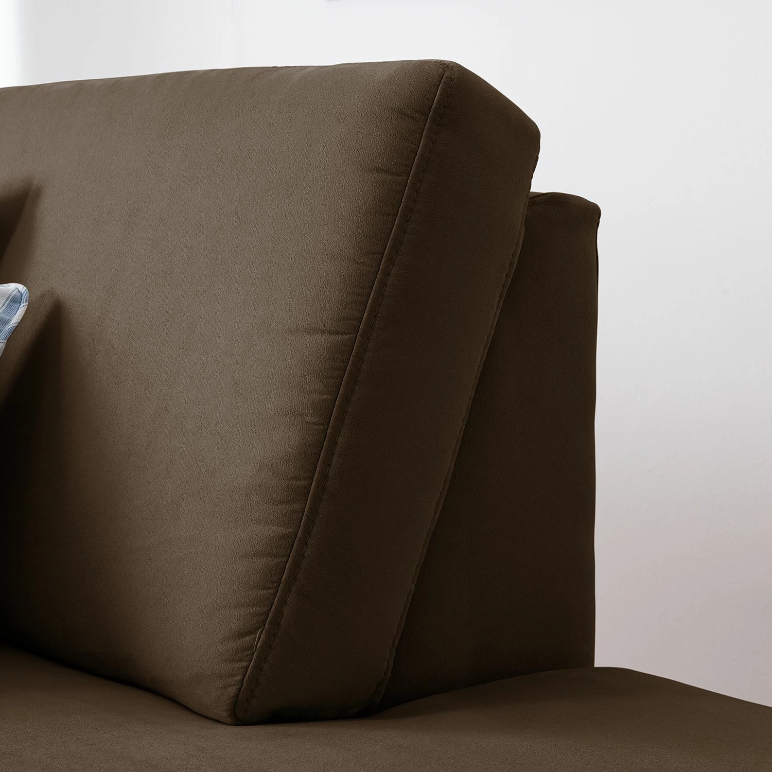 Ars Natura Canapé d'angle Davao - Marron - Méridienne longue à droite (vue de face) 20 Ars Natura Canapé d'angle Davao - Marron - Méridienne longue à droite (vue de face) – Image 18