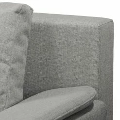 Fredriks Canapé d'angle Dengie (convertible) - Tissu structuré -loftscape Boutique ecksofa dengie mit schlaffunktion strukturstoff longchair davorstehend links platin 5055308