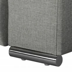 Fredriks Canapé d'angle Dengie (convertible) - Tissu structuré 40 Fredriks Canapé d'angle Dengie (convertible) - Tissu structuré -loftscape Boutique ecksofa dengie mit schlaffunktion strukturstoff longchair davorstehend links platin 5055332