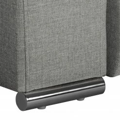 Fredriks Canapé d'angle Dengie (convertible) - Tissu structuré -loftscape Boutique ecksofa dengie mit schlaffunktion strukturstoff longchair davorstehend rechts platin 5055644