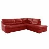 Cotta Canapé d'angle Doug - Cuir véritable 2 Cotta Canapé d'angle Doug - Cuir véritable -loftscape Boutique ecksofa doug mit schlaffunktion echtleder longchair ottomane davorstehend rechts rot 4346352