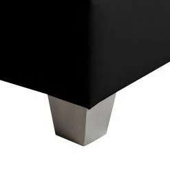 Fredriks Canapé d'angle Dublin II (convertible) - Noir -loftscape Boutique ecksofa dublin mit schlaffunktion kunstleder taupe strukturstoff schwarz longchair beidseitig montierbar 296100