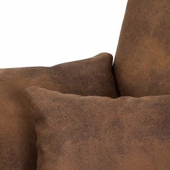 Ars manufacti Canapé d'angle Dulmen (convertible) - Marron foncé -loftscape Boutique ecksofa dulmen mit schlaffunktion samtstoff longchair beidseitig montierbar dunkelbraun 1234842