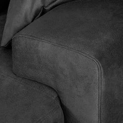Ars manufacti Canapé d'angle Dulmen (convertible) - Noir 38 Ars manufacti Canapé d'angle Dulmen (convertible) - Noir -loftscape Boutique ecksofa dulmen mit schlaffunktion samtstoff longchair beidseitig montierbar schwarz 1231750