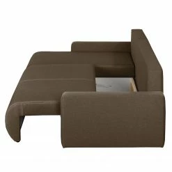 Fredriks Canapé d'angle convertible El Calvario - Tissu structuré - Méridienne à gauche (vue de face) - Expresso 22 Fredriks Canapé d'angle convertible El Calvario - Tissu structuré - Méridienne à gauche (vue de face) - Expresso -loftscape Boutique ecksofa el calvario mit schlaffunktion strukturstoff longchair davorstehend links espresso 4618828