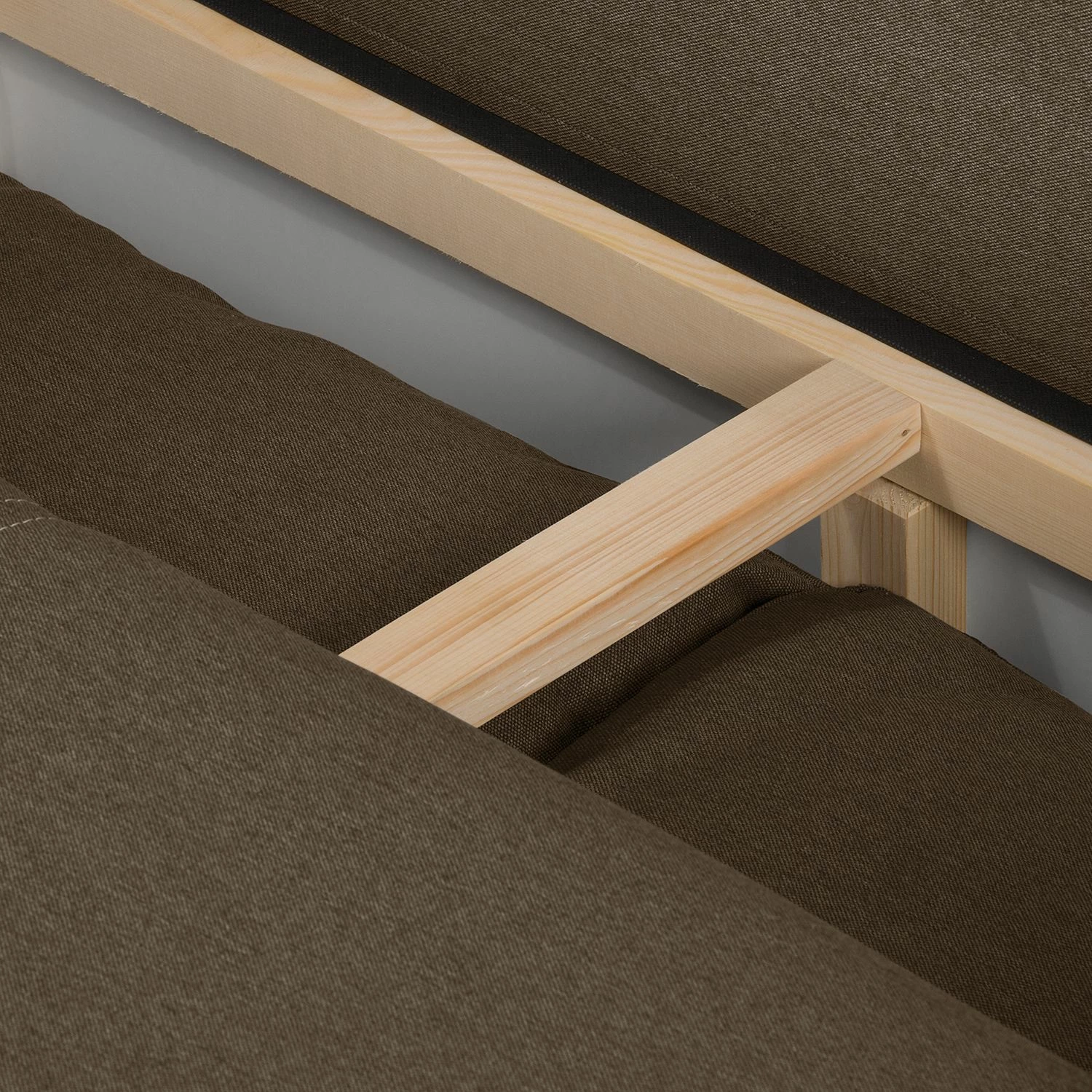 Fredriks Canapé d'angle convertible El Calvario - Tissu structuré - Méridienne à gauche (vue de face) - Expresso 16 Fredriks Canapé d'angle convertible El Calvario - Tissu structuré - Méridienne à gauche (vue de face) - Expresso – Image 14