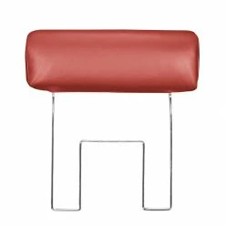 Ars manufacti Canapé d'angle Parlin - Rouge - Méridienne courte à droite (vue de face) - Avec appui-tête -loftscape Boutique ecksofa essos echtleder longchair davorstehend rechts mit kopfstuetze kaminrot 1602054