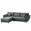 Roomscape Canapé d'angle Glenrock - Convertible - Microfibre - Méridienne montable des deux côtés - Gris -loftscape Boutique ecksofa glenrock mit schlaffunktion beidseitig montierbar microfaser grau 4606980