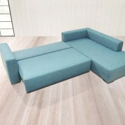 Tom Tailor Canapé d'angle Heaven Casual XL - Aqua - Méridienne courte à droite (vue de face) - Sans fonction 8 Tom Tailor Canapé d'angle Heaven Casual XL - Aqua - Méridienne courte à droite (vue de face) - Sans fonction -loftscape Boutique ecksofa heaven casual xl webstoff longchair ottomane davorstehend rechts ohne schlaffunktion aqua 3161381