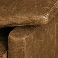 Ars manufacti Canapé d'angle Horley I Cuir véritable - Marron - Méridienne courte à gauche (vue de face) -loftscape Boutique ecksofa horley echtleder longchair davorstehend links cognac 4463648