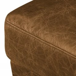 Ars manufacti Canapé d'angle Horley I Cuir véritable - Marron - Méridienne courte à gauche (vue de face) -loftscape Boutique ecksofa horley echtleder longchair davorstehend links cognac 4463656