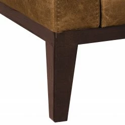 Ars manufacti Canapé d'angle Horley I Cuir véritable - Marron - Méridienne courte à gauche (vue de face) -loftscape Boutique ecksofa horley echtleder longchair davorstehend links cognac 4463664