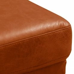 Ars manufacti Canapé d'angle Horley II - Marron miel - Méridienne longue à gauche (vue de face) -loftscape Boutique ecksofa horley ii echtleder ottomane davorstehend links honigbraun 4672040