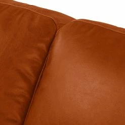 Ars manufacti Canapé d'angle Horley II - Marron miel - Méridienne longue à gauche (vue de face) -loftscape Boutique ecksofa horley ii echtleder ottomane davorstehend links honigbraun 4672044