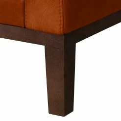 Ars manufacti Canapé d'angle Horley II - Marron miel - Méridienne longue à gauche (vue de face) -loftscape Boutique ecksofa horley ii echtleder ottomane davorstehend links honigbraun 4672052