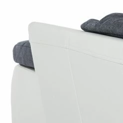 Mooved Canapé d'angle Huelva (convertible) - Blanc / Gris - Méridienne courte à droite (vue de face) 24 Mooved Canapé d'angle Huelva (convertible) - Blanc / Gris - Méridienne courte à droite (vue de face) -loftscape Boutique ecksofa huelva mit schlaffunktion kunstleder weiss longchair davorstehend rechts 276581