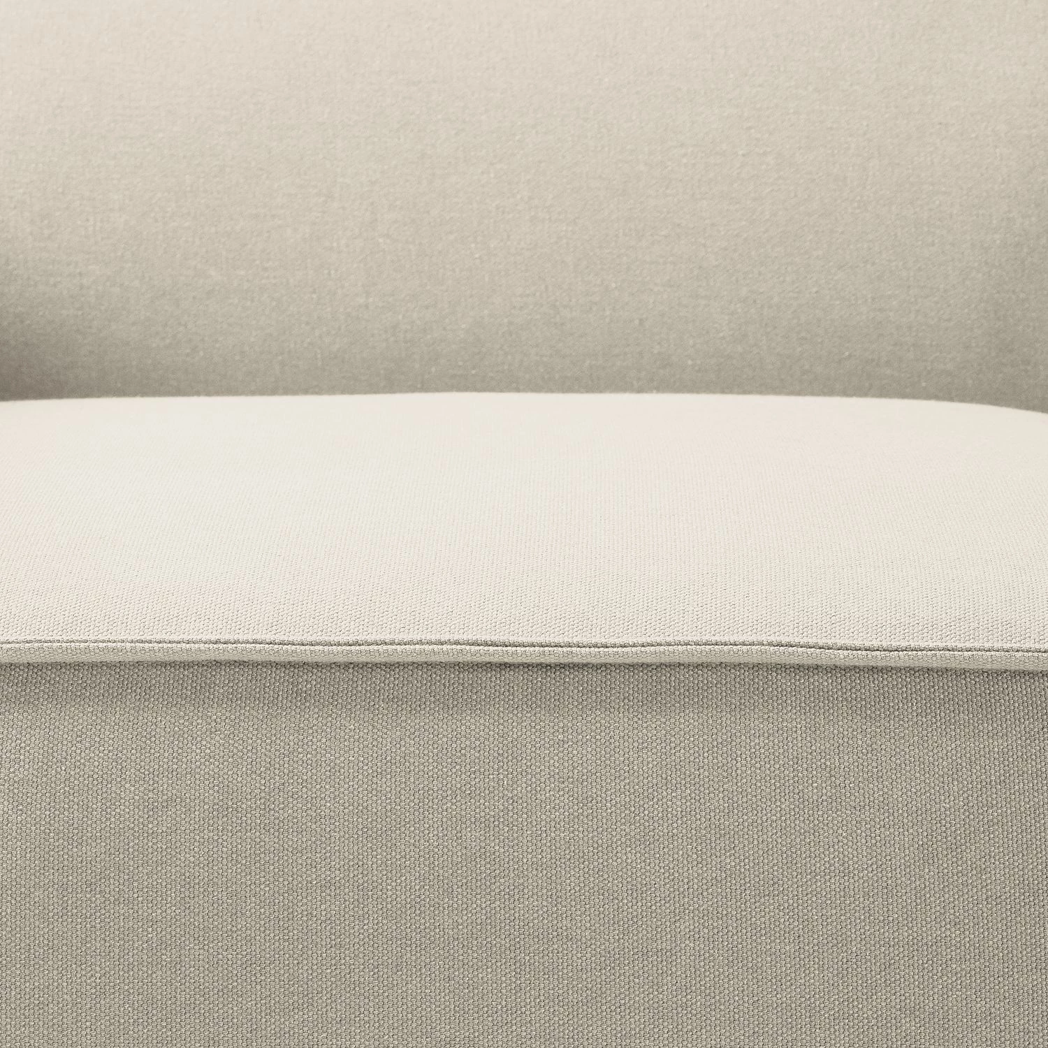 Canapé d'angle Kinx I - Tissu Osta: Blanc vieilli - Méridienne courte à gauche (vue de face) - Sans fonction 13 Canapé d'angle Kinx I - Tissu Osta: Blanc vieilli - Méridienne courte à gauche (vue de face) - Sans fonction – Image 11