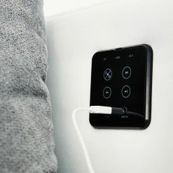 Loftscape Canapé d'angle Lanai (éclairage fourni) - Bleu foncé / Blanc 14 Loftscape Canapé d'angle Lanai (éclairage fourni) - Bleu foncé / Blanc -loftscape Boutique ecksofa lanai inkl beleuchtung kunstleder microfaser longchair beidseitig montierbar dunkelblau 3197433