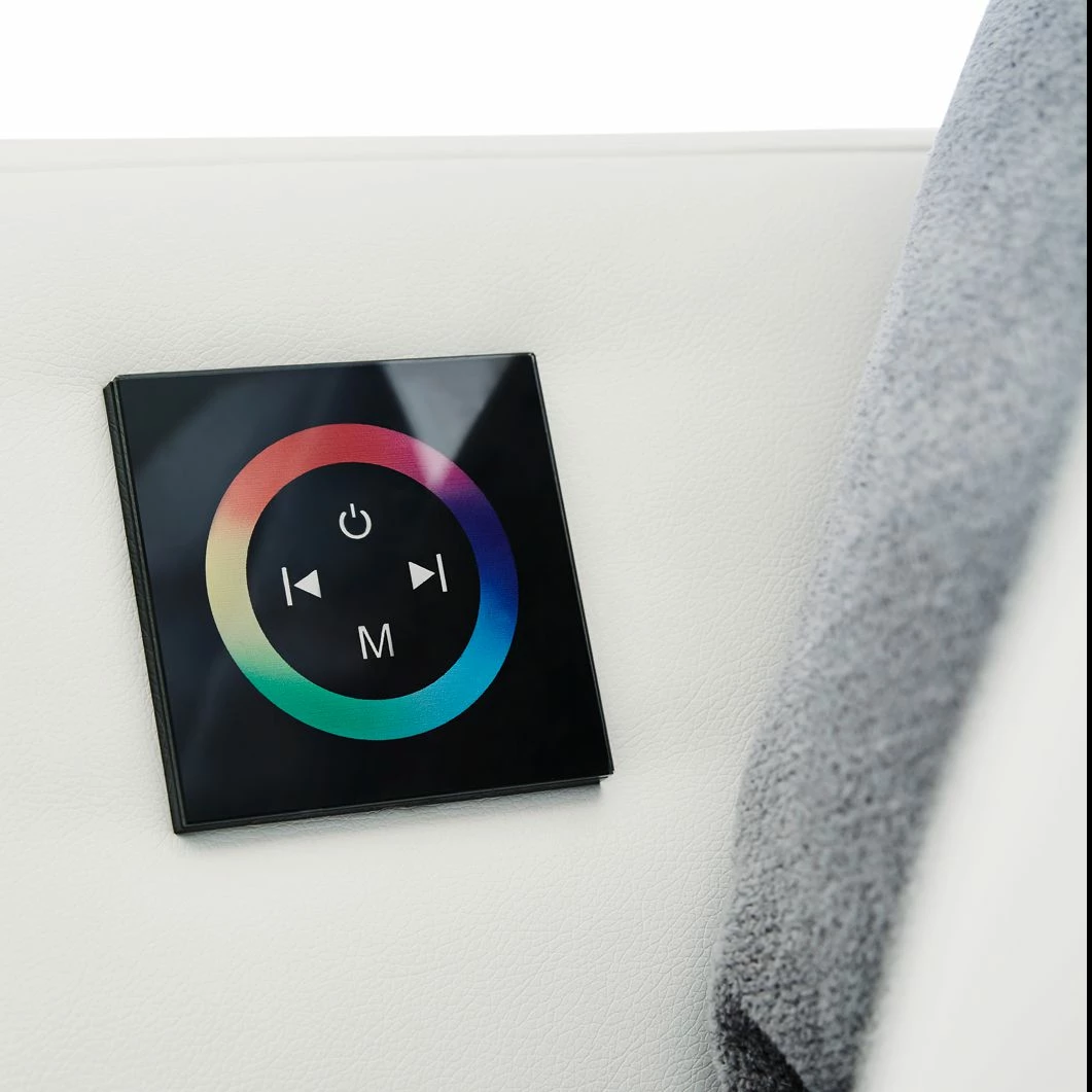 Loftscape Canapé d'angle Lanai (éclairage fourni) - Bleu foncé / Blanc 9 Loftscape Canapé d'angle Lanai (éclairage fourni) - Bleu foncé / Blanc – Image 7