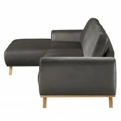 Mørteens Canapé d'angle Lauris - Gris - Méridienne courte à gauche (vue de face) -loftscape Boutique ecksofa lauris samt longchair davorstehend links grau 4880828