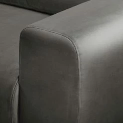 Mørteens Canapé d'angle Lauris - Gris - Méridienne courte à gauche (vue de face) -loftscape Boutique ecksofa lauris samt longchair davorstehend links grau 4880836