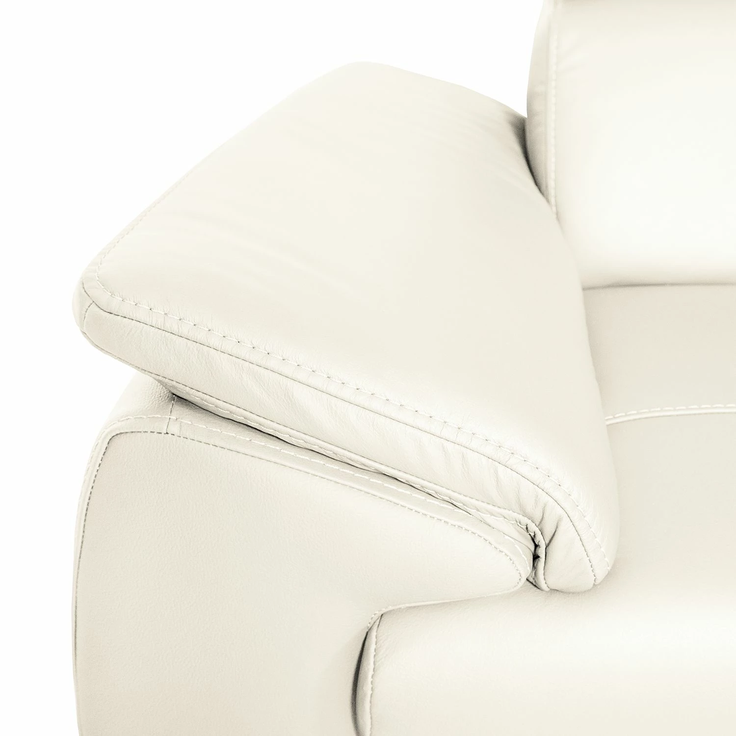 Loftscape Canapé d'angle Olival III - Blanc vieilli - Fonction lit à gauche (vue de face) 11 Loftscape Canapé d'angle Olival III - Blanc vieilli - Fonction lit à gauche (vue de face) – Image 9