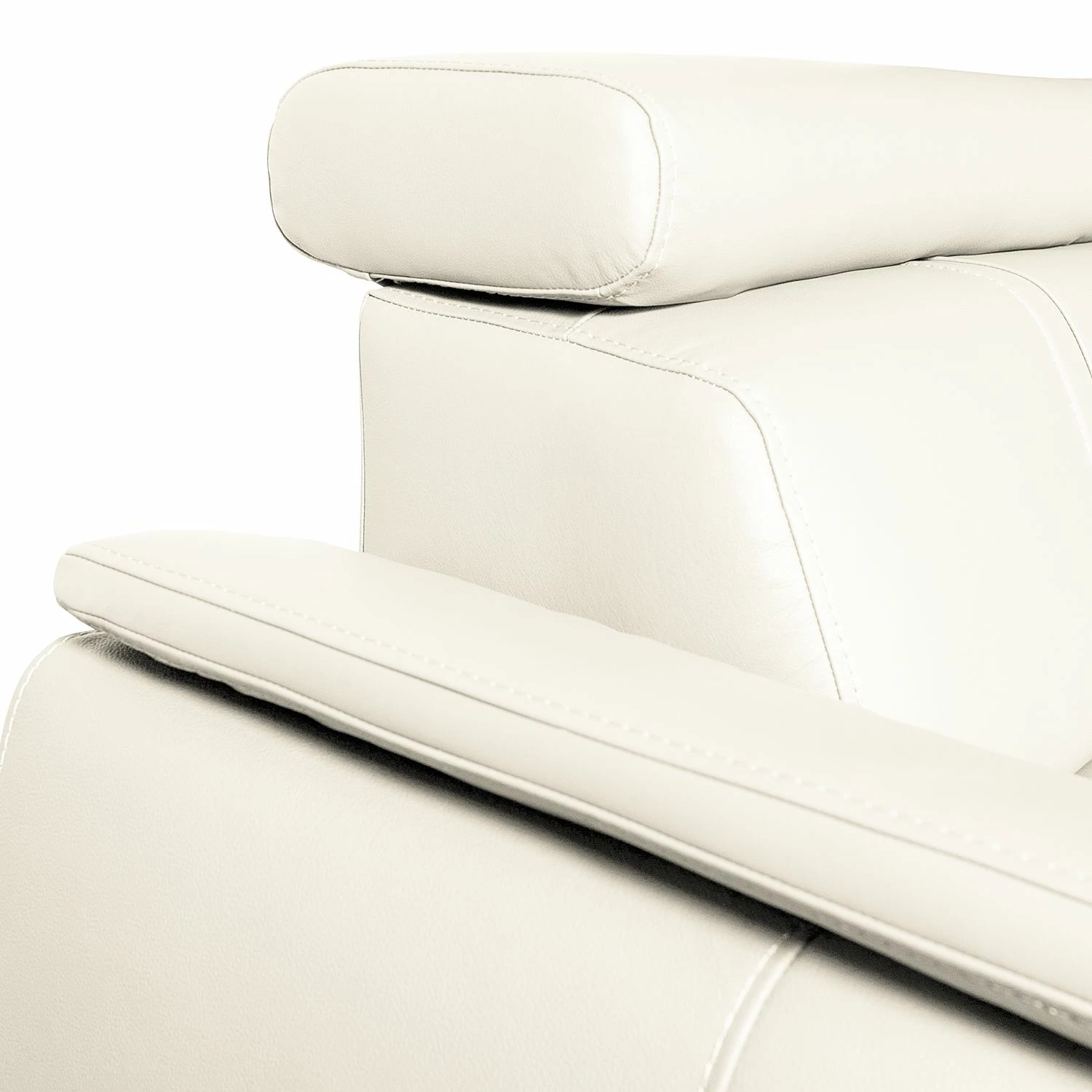 Loftscape Canapé d'angle Olival III - Blanc vieilli - Fonction lit à gauche (vue de face) 12 Loftscape Canapé d'angle Olival III - Blanc vieilli - Fonction lit à gauche (vue de face) – Image 10