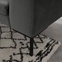 Studio Copenhagen Canapé d’angle Madison III - Velours Shyla: Vert de gris - Angle à gauche (vu de face) 11 Studio Copenhagen Canapé d’angle Madison III - Velours Shyla: Vert de gris - Angle à gauche (vu de face) -loftscape Boutique ecksofa madison iii samt 3 sitzer davorstehend links stoff shyla rauchgruen 5169784