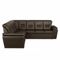 Modoform Canapé d'angle Marquette (convertible) - Angle à gauche (vu de face) 25 Modoform Canapé d'angle Marquette (convertible) - Angle à gauche (vu de face) -loftscape Boutique ecksofa marquette mit schlaffunktion kunstleder dunkelbraun 2 sitzer davorstehend links 4085192