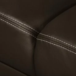 Modoform Canapé d'angle Marquette (convertible) - Angle à gauche (vu de face) 41 Modoform Canapé d'angle Marquette (convertible) - Angle à gauche (vu de face) -loftscape Boutique ecksofa marquette mit schlaffunktion kunstleder dunkelbraun 2 sitzer davorstehend links 4085260