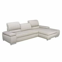 Fredriks Canapé d'angle Masca II - Beige - Méridienne courte à droite (vue de face) - Sans fonction