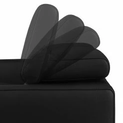 Fredriks Canapé d'angle Menfi II - Noir - Méridienne courte à droite (vue de face) 29 Fredriks Canapé d'angle Menfi II - Noir - Méridienne courte à droite (vue de face) -loftscape Boutique ecksofa menfi ii echtleder longchair davorstehend rechts schwarz 3613345