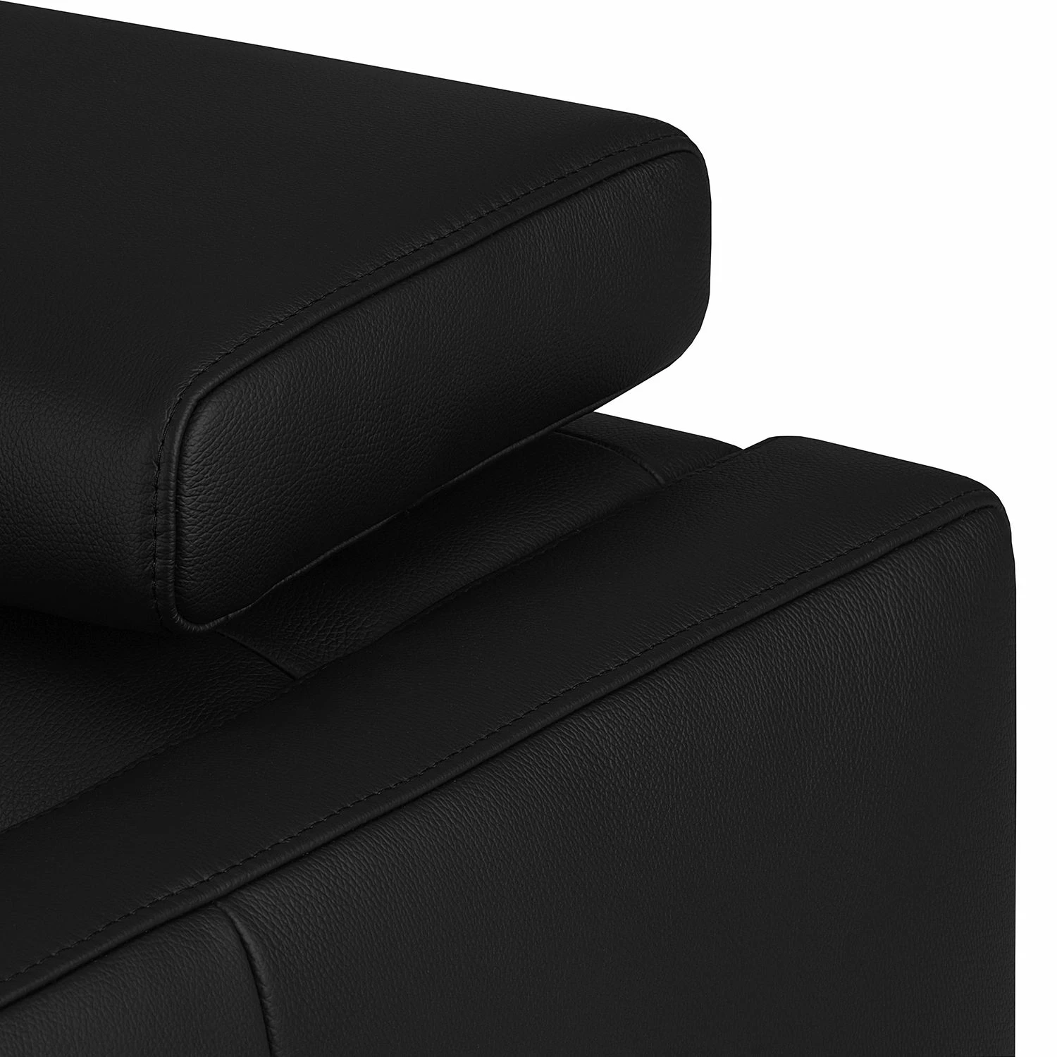 Fredriks Canapé d'angle Menfi II - Noir - Méridienne courte à droite (vue de face) 12 Fredriks Canapé d'angle Menfi II - Noir - Méridienne courte à droite (vue de face) – Image 10