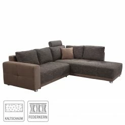 Fredriks Canapé d'angle Chuck (convertible) - Marron -loftscape Boutique ecksofa nango ii mit schlaffunktion microfaser strukturstoff ottomane beidseitig montierbar braun 2014258