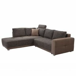 Fredriks Canapé d'angle Chuck (convertible) - Marron -loftscape Boutique ecksofa nango ii mit schlaffunktion microfaser strukturstoff ottomane beidseitig montierbar braun 2014290
