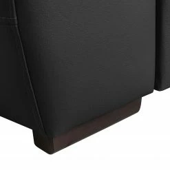 Loftscape Canapé d'angle Olival I - Noir - Angle à droite (vu de face) -loftscape Boutique ecksofa olival echtleder 2 5 sitzer davorstehend links schwarz 4195348