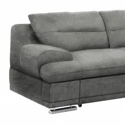 Cotta Canapé d'angle Rollin - Gris clair - Méridienne longue à droite (vue de face) - Sans fonction 9 Cotta Canapé d'angle Rollin - Gris clair - Méridienne longue à droite (vue de face) - Sans fonction -loftscape Boutique ecksofa rollin microfaser ottomane davorstehend rechts ohne schlaffunktion hellgrau 4729112