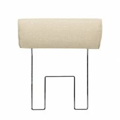 Loftscape Canapé d'angle Sharon - Tissu beige - Méridienne à gauche (vue de face) - 2 appuis-tête -loftscape Boutique ecksofa sharon webstoff beige ottomane davorstehend links 414072