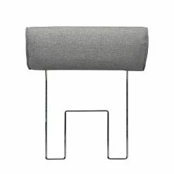 Loftscape Canapé d'angle Sharon - Tissu gris - Méridienne à gauche (vue de face) - 2 appuis-tête -loftscape Boutique ecksofa sharon webstoff grau ottomane davorstehend links 414305