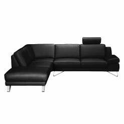 Loftscape Canapé d'angle Silvano - Sans appui-tête 16 Loftscape Canapé d'angle Silvano - Sans appui-tête -loftscape Boutique ecksofa silvano echtleder schwarz ottomane davorstehend links 444141