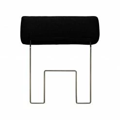 Loftscape Canapé d'angle Silvano - Tissu noir - Méridienne à droite (vue de face) Sans appui-tête -loftscape Boutique ecksofa silvano webstoff schwarz longchair davorstehend rechts 514703