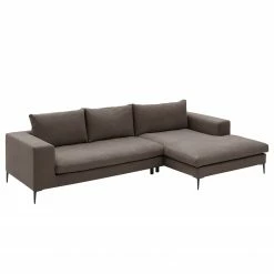 Fredriks Canapé d'angle Streaky Bay - Sable vintage - Méridienne courte à droite (vue de face) - Sans repose-pieds