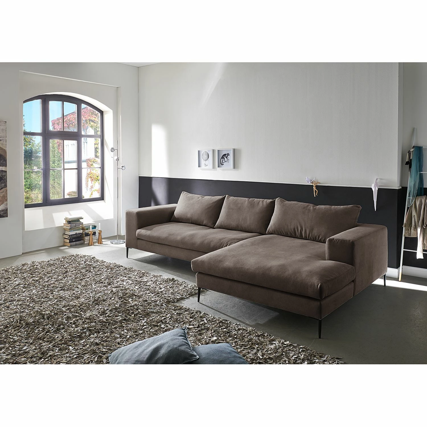 Fredriks Canapé d'angle Streaky Bay - Sable vintage - Méridienne courte à droite (vue de face) - Sans repose-pieds 4 Fredriks Canapé d'angle Streaky Bay - Sable vintage - Méridienne courte à droite (vue de face) - Sans repose-pieds – Image 2