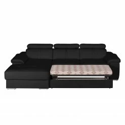 Loftscape Canapé d'angle Tuja - Noir - Méridienne courte à gauche (vue de face) 29 Loftscape Canapé d'angle Tuja - Noir - Méridienne courte à gauche (vue de face) -loftscape Boutique ecksofa tuja kunstleder longchair ottomane davorstehend links schwarz 1954890