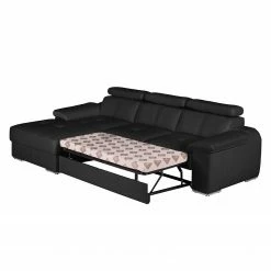 Loftscape Canapé d'angle Tuja - Noir - Méridienne courte à gauche (vue de face) 28 Loftscape Canapé d'angle Tuja - Noir - Méridienne courte à gauche (vue de face) -loftscape Boutique ecksofa tuja kunstleder longchair ottomane davorstehend links schwarz 1954902