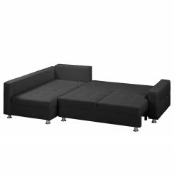 Fredriks Canapé d'angle Upwell (convertible) - Tissu structuré 22 Fredriks Canapé d'angle Upwell (convertible) - Tissu structuré -loftscape Boutique ecksofa upwell mit schlaffunktion strukturstoff ottomane davorstehend links anthrazit 5050768