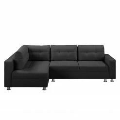 Fredriks Canapé d'angle Upwell (convertible) - Tissu structuré 23 Fredriks Canapé d'angle Upwell (convertible) - Tissu structuré -loftscape Boutique ecksofa upwell mit schlaffunktion strukturstoff ottomane davorstehend links anthrazit 5050780