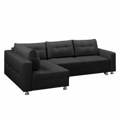 Fredriks Canapé d'angle Upwell (convertible) - Tissu structuré 29 Fredriks Canapé d'angle Upwell (convertible) - Tissu structuré -loftscape Boutique ecksofa upwell mit schlaffunktion strukturstoff ottomane davorstehend links anthrazit 5050804