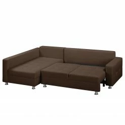 Fredriks Canapé d'angle Upwell (convertible) - Tissu structuré 21 Fredriks Canapé d'angle Upwell (convertible) - Tissu structuré -loftscape Boutique ecksofa upwell mit schlaffunktion strukturstoff ottomane davorstehend links kokosnuss braun 5050616